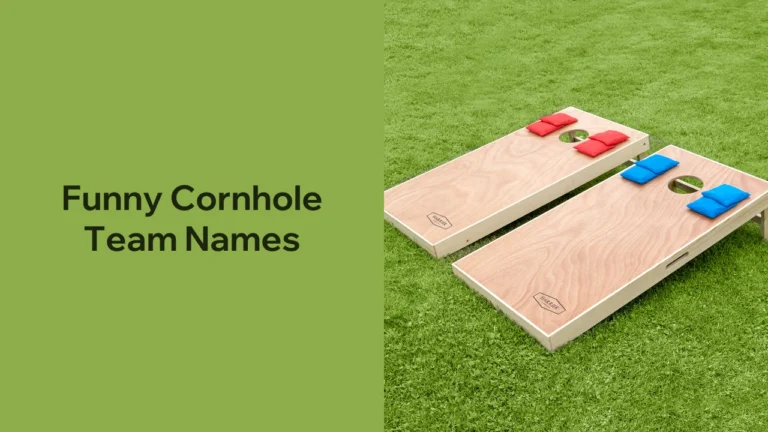 345+ Funny Cornhole Team Names